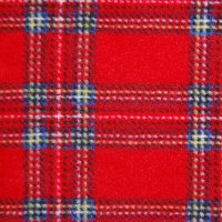 Photo of Royal Stewart fleece fabric