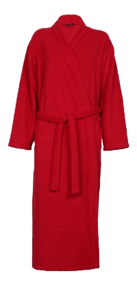 Red Fleece Dressing Gown