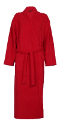 Photo of red fleece dressing gown